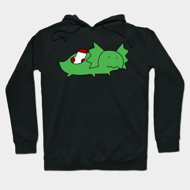 Sock Dilophosaur Hoodie by saradaboru